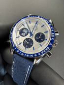 Omega Speedmaster 42mm Silver Snoopy Aniversário de 50 anos CLONE