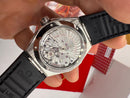 Omega Constellation 41 mm, Aço em Bracelete de Couro - CLONE