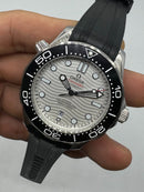 Omega Seamaster Co-Axial 40mm Mostrador Branco