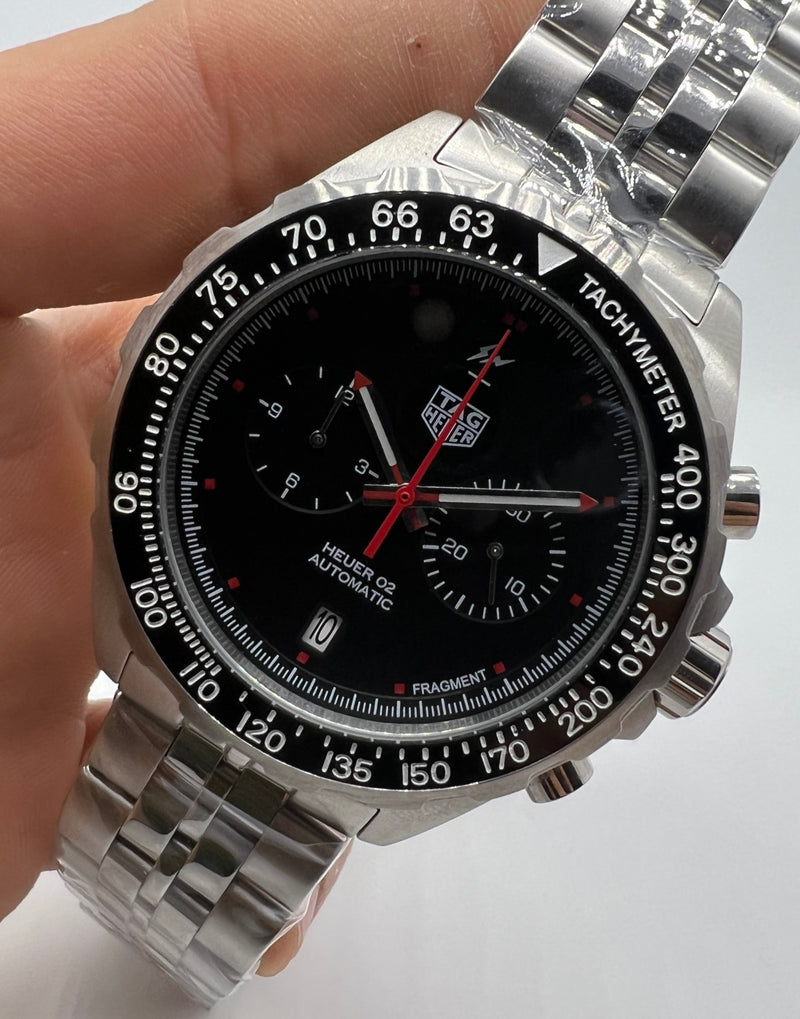 TAG Heuer F1 Cronometro 44mm Aço Mostrador Preto