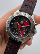 TAG Heuer F1 SENNA Calibre 16, 43mm Aço, Mostrador Preto