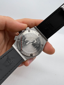 Hublot Classic Chrono 45mm Aço Mostrador Preto Bisel Aço