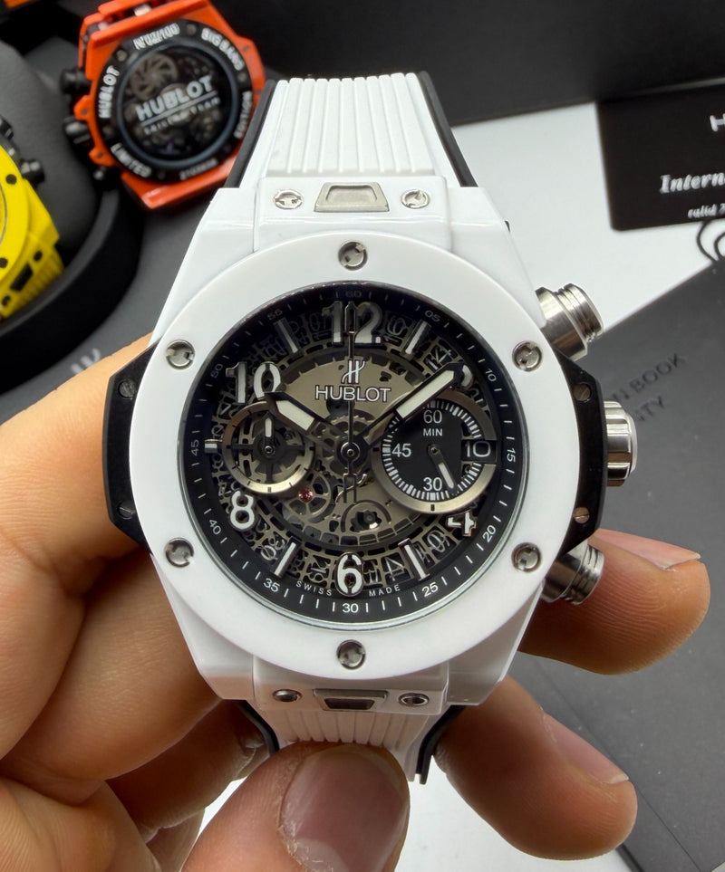 Hublot Big Bang 20th Anniversary King - White Cerâmica Tungsténio 43mm