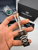 TAG Heuer Carrera Date Twin-Time Aço - 41mm - Mostrador Preto