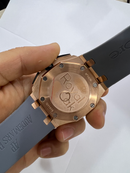 Audemars Piguet Royal Oak Offshore 44mm Mostrador Preto Bezel Aço