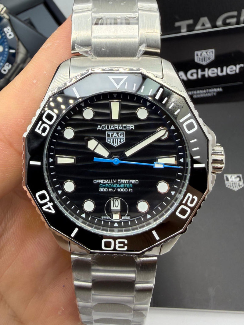 TAG Heuer Aquarecer 300, 43mm, Aço, Pulseira Aço