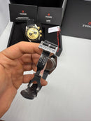 Tudor Black Bay Chrono Aço 41mm, Mostrador Preto - Borracha