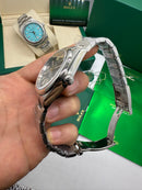 Rolex Oyster Perpetual 36mm/41mm Aço Mostrador Cinza
