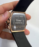 Hublot Spirit Of Big Bang 42mm, Aço/Rose Mostrador Cinza Esqueleto
