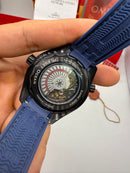 Omega Planet Ocean Co-Axial Master GMT 45,5mm Aço/OxBlack