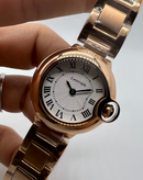 Ballon Bleu de Cartier - Aço/Rose - 33mm - Mostrador Tradicional