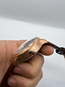 IWC Portugieser Automático Aço/Rose 42mm Pulseira de Couro