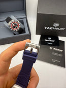 TAG Heuer F1 Solargraph 38mm Azul - Pulseira Borracha -