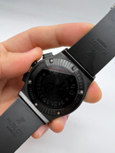 Hublot Classic Chrono OxiBlack 45mm Mostrador Preto Bisel Aço