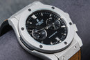 Hublot Classic Chrono 45mm Aço Mostrador Preto Bisel Aço