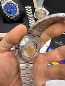 Vacheron Constantin Overseas Dual Time Aço 41mm, Mostrador Azul