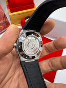 Omega Constellation 41mm Aço Puls. Couro