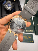 Audemars Piguet Royal Oak Offshore 44mm Mostrador Cinza Bezel Aço