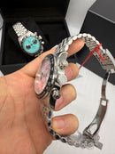 Tudor Black Bay Chrono Caixa de 41 mm em aço Bracelete em Aço - CLONE