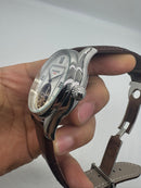Patek Philippe Classic Turbilhão 40mm Aço, Pulseira Couro