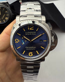 Panerai Luminor Marina 44mm, Aço, Mostrador Azul - Pulseira Aço
