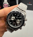 Tudor Black Bay Chrono Aço 41mm, Mostrador Preto - Jubilee