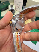Rolex GMT Master ll Bruce Wayne Aço/Dourado, Pulseira Jubilee 40mm