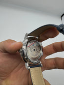 Patek Philippe Classic Turbilhão 44mm Aço, Pulseira Couro