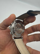 Patek Phillippe Fases da Lua 42mm Aço, Pulseira Couro