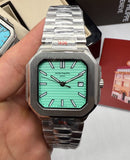 Patek Philippe Cubitus 40mm, Mostrador Verde, Pulseira Aço