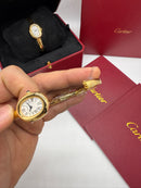 Cartier BAIGNOIRE Aço Dourado, 16mm - Bracelete - CLONE
