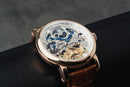 Patek Phillippe Turbilhão 42mm Rosé Mostrador Branco