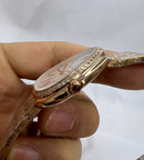 Bvlgari SERPENTI SEDUTTORI 33mm Rosè - Mostrador Branco - Bezel Crav