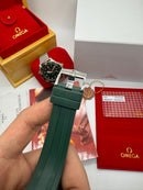 Omega Seamaster Co-Axial 40mm Mostrador Verde
