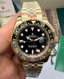 Rolex GMT Master ll Bruce Wayne Aço/Dourado, Pulseira Jubilee 40mm