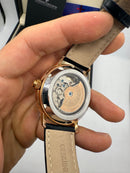 Vacheron Constantin Traditionnelle Turbilhão Excellence Aço/Rose Mostrador Preto