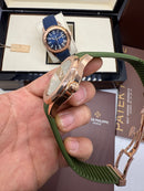 Patek Philippe Aquanaut 41mm Aço/Rose Mostrador Verde