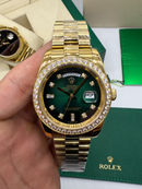Rolex Day-Date Presidente Diamond 40mm Dourado Mostrador