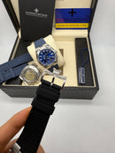 Vacheron Constantin Overseas Dual Time Aço 41mm, Mostrador Prata