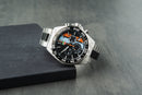 Tag Heuer F1 Golfo Cronógrafo 43mm Aço Mostrador Preto Bezel Preto