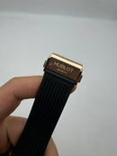 Hublot Big Bang 44mm Aço/Rose Mostrador Preto Esqueleto