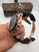 Roger Dubuis Excalibur Spider Flyback Chronograph 45mm - Aço/OxBlackRose