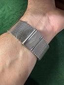 Breitling Superocean Aço 44mm Mostrador Prata Bisel Preto