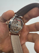 Patek Philippe Classic Turbilhão 40mm Aço/Rose, Pulseira Couro