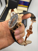 Vacheron Constantin Traditionnelle Turbilhão Excellence Aço/Rose Mostrador Preto