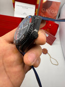 Omega Planet Ocean Co-Axial Master GMT 45,5mm Aço/OxBlack