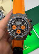 Rolex Daytona DIW Carbono 40mm, Pulseira Nylon/Couro