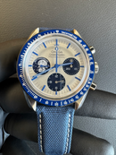 Omega Speedmaster 42mm Silver Snoopy Aniversário de 50 anos CLONE