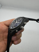 IWC Aviador Cronógrafo TOP GUN 41mm Aço OxBlack