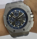 Audemars Piguet Royal Oak Offshore 44mm Mostrador Preto Bezel Aço